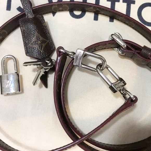 LOUIS VUITTON MONOGRAM SHINE DOC PM IN BORDEAUX RETAIL $2960-100% AUTHENTIC - Picture 15 of 16